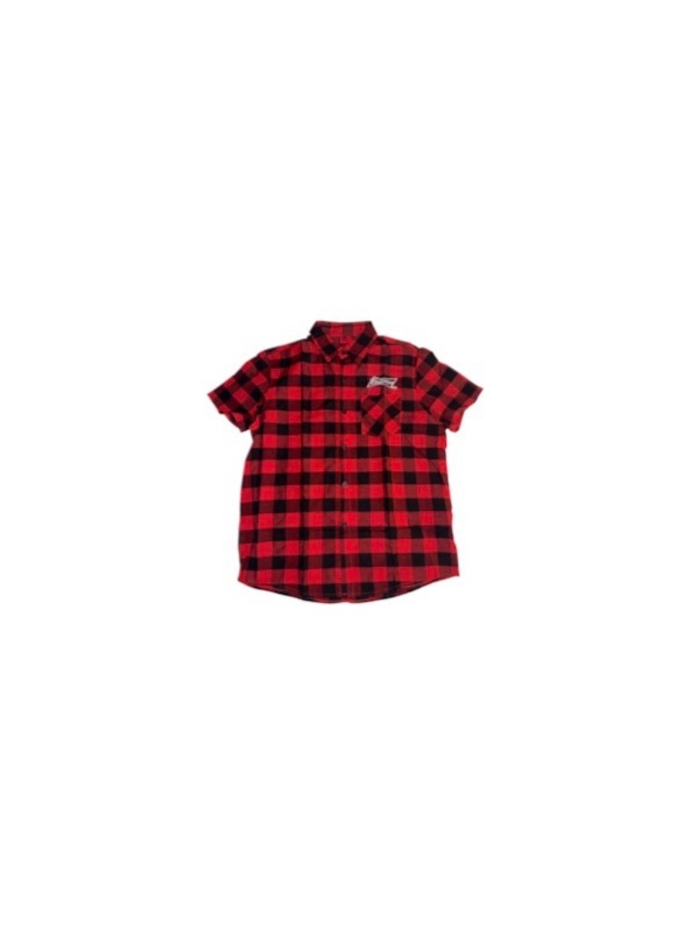 🆕 Budweiser Buffalo Plaid Shirt - Men’s Size Large